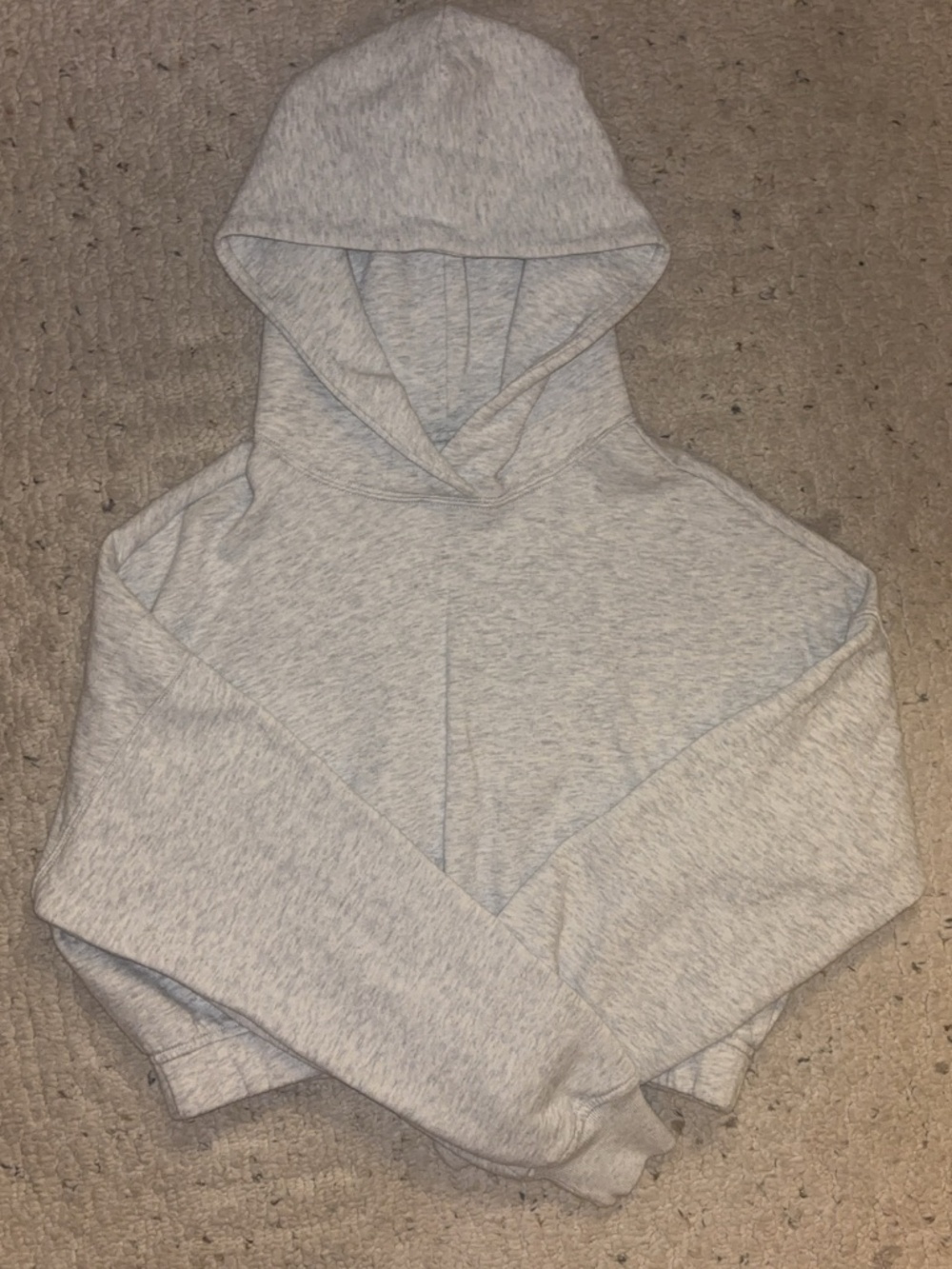 Hollister Grey Cropped Hoodie